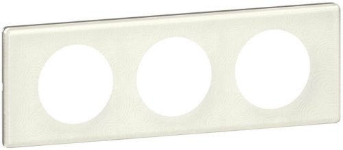 Рамка универсальная Legrand Celiane 3-м. фарфор белая феерия картинка